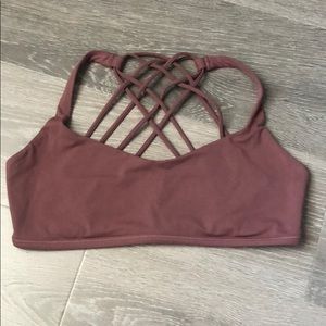 Lululemon free to be wild bra sz 12 mauve